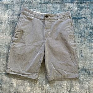 Mens Dockers Blue and White Pinstripe Flat Front Shorts Size 30